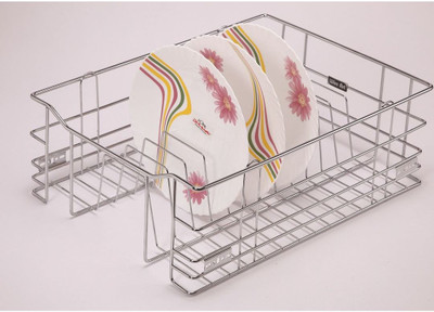 

VERY WELL Thali Basket Stainless Steel Kitchen Rack(Silver)