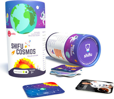 

Shifu Cosmos - 20 Solar System objects in 3D - Educational - Augmented Reality game (Gift for Kids - Boys & Girls age 5-10 yrs - Fun & Learning - Mobile / Tablet based)(Multicolor)