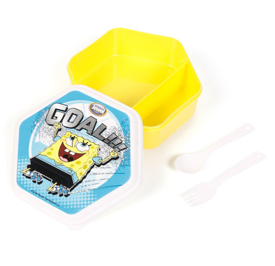 

Jewel Hexacon Character Sponge Bob 1 Containers Lunch Box(650 ml), Yellow;blue