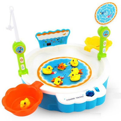 

Toys Bhoomi 2 in 1 Colorful Magnetic Fishing Game Toy with the Music & Light for Kids Boys and Girls - Learn to Fish (ASSORTED COLOR)(Multicolor)