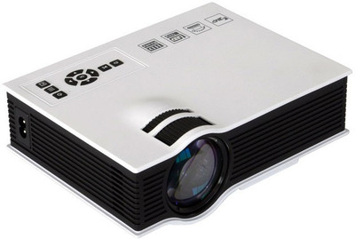 

Wonder World ® UNIC UC40 Mini AV A/V USB & SD HDMI Video LED Beamer 800 lm LED Corded Portable Projector(White, Black)