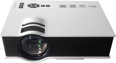 

Wonder World ® Mini Home Multimedia HD HDMI USB Video 800 lm LED Corded Portable Projector(White, Black)