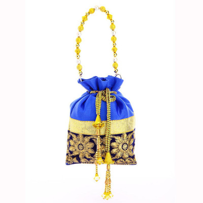 

Utsavi UF-PP-10161-Blue Potli(Blue)