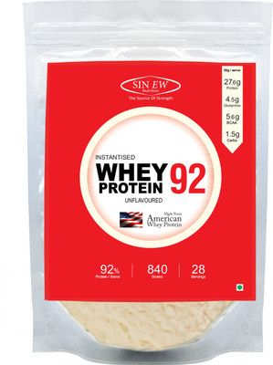 

Sinew Nutrition Instantised WP Isolate 92% Raw(28 Servings) Supplement Powder Whey Protein(840 g, Unflavored)