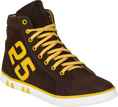 

Eego Italy Stylish and Trendy Sneakers For Men(Brown