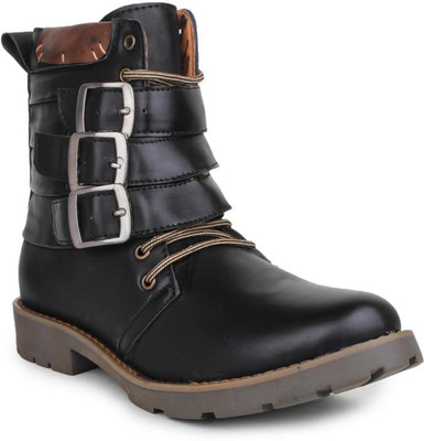 

Digni MONK STRAP BOOT Boots For Men(Black
