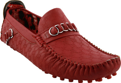 

Eego Italy Stylish and Trendy Loafers For Men(Red