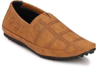 

Eego Italy Stylish and Trendy Loafers For Men(Tan