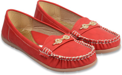 

Bare Soles Loafers For Women(Red