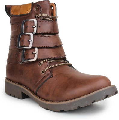 

Digni MONK STRAP BOOT Boots For Men(Brown