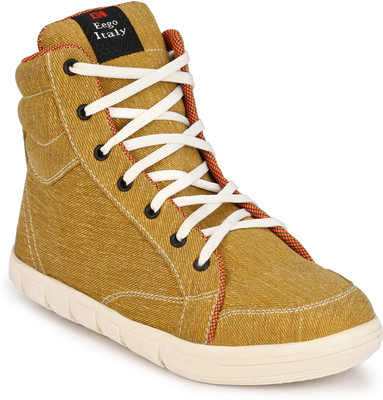 

Eego Italy Stylish and Trendy Boots For Men(Yellow