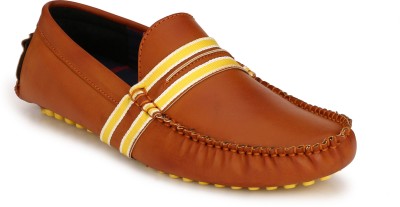 

Eego Italy Stylish and Trendy Loafers For Men(Tan