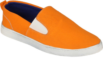 

Eego Italy Stylish and Trendy Loafers For Men(Orange
