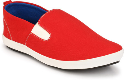 

Eego Italy Stylish and Trendy Loafers For Men(Red
