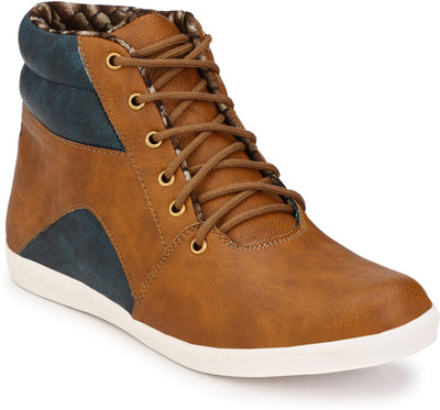 

Eego Italy Stylish and Trendy Sneakers For Men(Tan