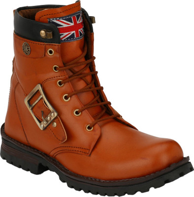 

Eego Italy Stylish and Trendy Boots For Men(Tan