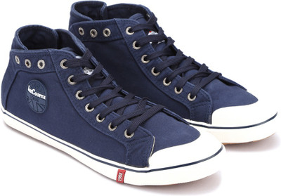 

Lee Cooper Canvas High Ankle Sneakers For Men(Navy