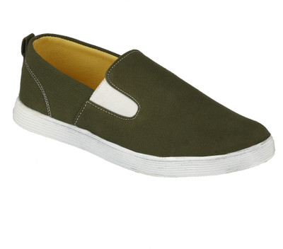 

Eego Italy Stylish and Trendy Loafers For Men(Green