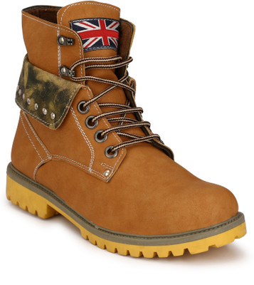 

Eego Italy Stylish and Trendy Boots For Men(Tan