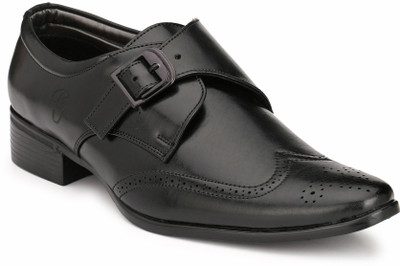 

Eego Italy Stylish and Trendy Monk Strap For Men(Black