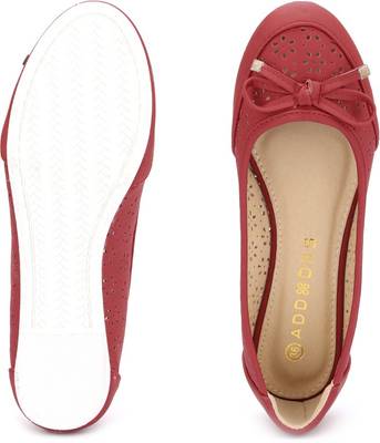 Addons Addons Grey Colored Ballerinas Bellies