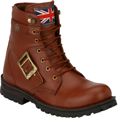 

Eego Italy Stylish and Trendy Boots For Men(Tan