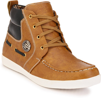 

Eego Italy Stylish and Trendy Boots For Men(Tan