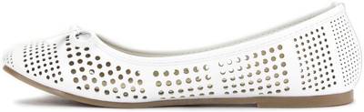 Addons Addons Grey Colored Ballerinas Bellies