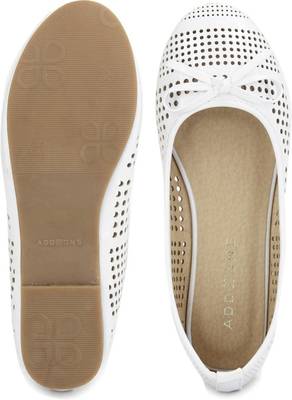 Addons Addons Grey Colored Ballerinas Bellies