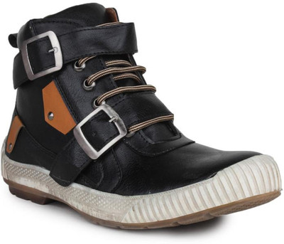 

Digni MONK STRAP BOOT Boots For Men(Black