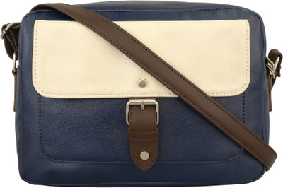 

Toteteca Bag Works Women Casual Blue PU Sling Bag