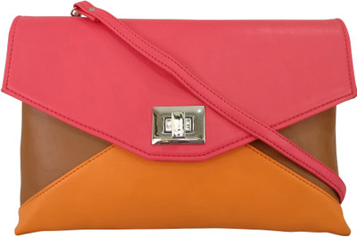

Toteteca Bag Works Women Casual Pink PU Sling Bag