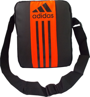 

PIOR Boys & Girls Casual Orange, Black Satin, Leatherette Sling Bag, Black;orange