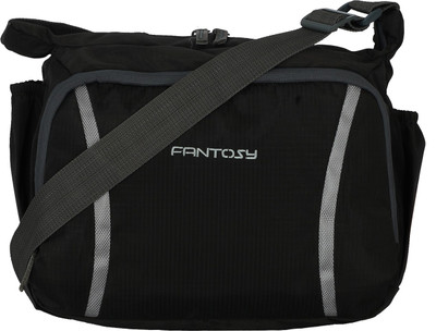 

Fantosy Men Casual Black Polyester Sling Bag