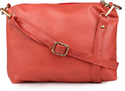 

Speed X Fashion Girls Casual Red Rexine Sling Bag