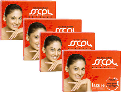 

SSCPL Herbals Lazure Natural Fairness Soap(400 g, Pack of 4)