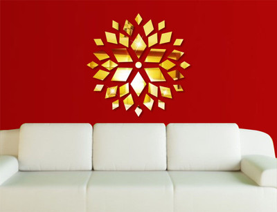 

Naveed Arts  Acrylic Sticker Sticker(Pack of 1, Gold