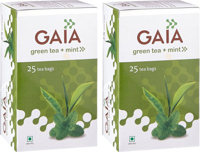 

GAIA Mint 25TB (Pack of 2) Mint Green Tea(50 g, Box)