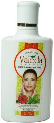 

Valeda Herbal Rose and Mint Skin Tonic™ with 'Witch Hazel' and 'Wheat Germ Oil' - Freshens, Cleanses and Constricts Open Pores - Clinical Formula(100 ml)