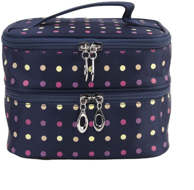 

Shrih Women's Double-layer Organizer Case Travel Toiletry Kit(Multicolor)
