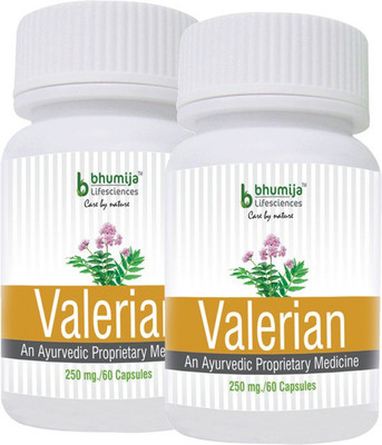 

Bhumija Lifesciences Valerian Capsules 60's - (Pack of Two)(120 No)