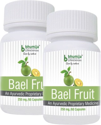 

Bhumija Lifesciences Bael Fruit Capsules 60's - (Pack of Two)(120 No)