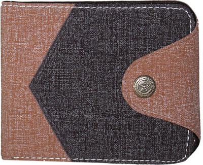 

Assashion Boys Multicolor Canvas Wallet(2 Card Slots), Brown