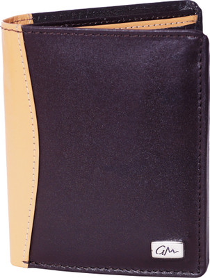 

Gentleman Men Casual, Formal Blue, Beige Genuine Leather Wallet(7 Card Slots), Brown;tan