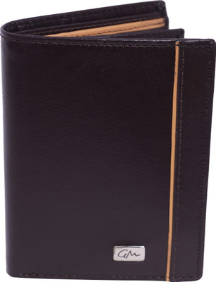 

Gentleman Men Brown Genuine Leather Wallet(6 Card Slots)