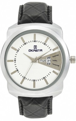 OKASTA OK1006 High Quality Stylish Day And Date Invictus Dark Blue Analog Watch  - For Men   Watches  (OKASTA)