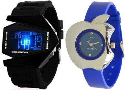 AR Sales Rkt-G10 Designer Combo Of 2 Analog-Digital Watch  - For Men & Women   Watches  (AR Sales)