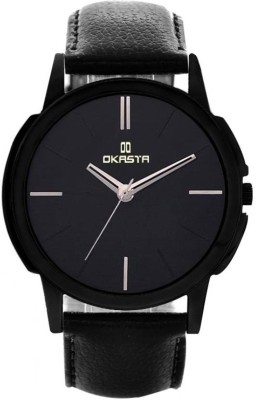 OKASTA OK1046 High Quality Stylish Black Elegent Theme Sports Analog Watch  - For Men   Watches  (OKASTA)