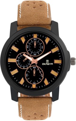 OKASTA OK1042 High Quality Unique Stylish Chronograph Dial Analog Watch  - For Men   Watches  (OKASTA)