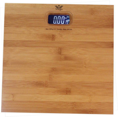 

Zblack Virgo Wooden Digital Personal Bathroom Health Body Weighing Scale(Brown)